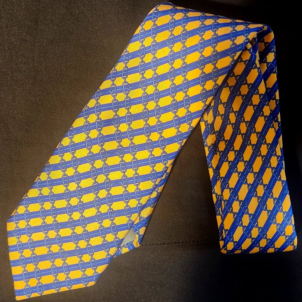 Vintage Gucci 100% Silk Tie Made in Italy